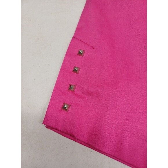 New Directions Womens Capri Jeans Pink Fuchsia Barbie Stretch Sz 24W - Picture 5 of 7